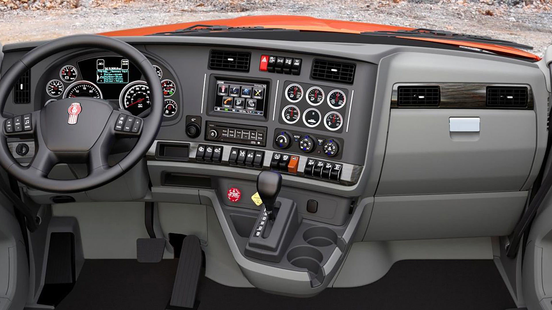 Kenworth truck interior 2013