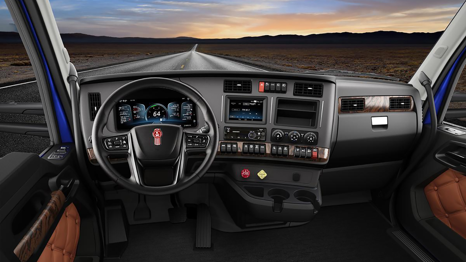 Kenworth truck interior 2021