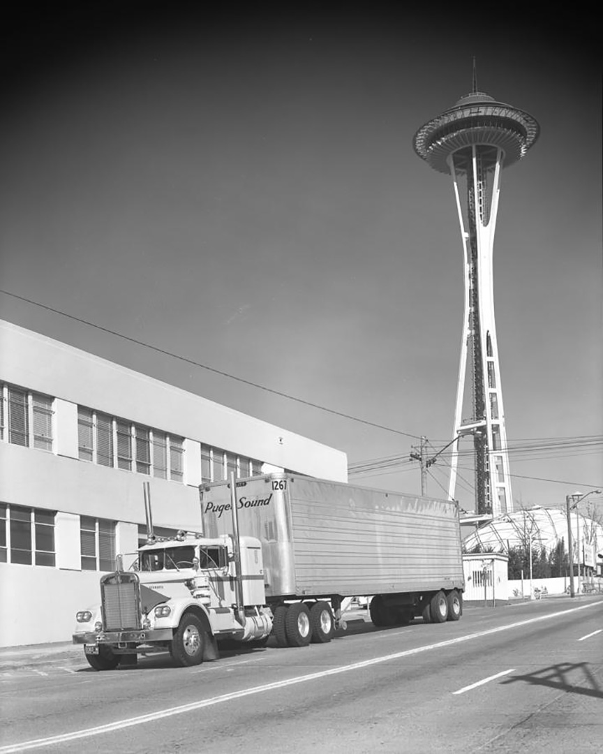 Kenworth truck driver 1961